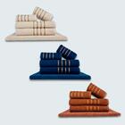 Jogo De Toalhas 15 Pçs Coleção Dubai 100% Algodão Bg+az+mr