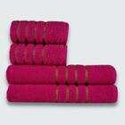 Jogo De Toalhas 16 Pç Coleção Dubai 100% Algodão Mr+rs+bg+az