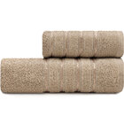 Jogo De Toalhas 2 Peças Banho + Rosto 100 Algodão Barra Avelu