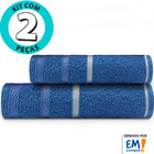 Jogo De Toalhas 2 Peças - Banho + Rosto Marcotex 100 Algodão