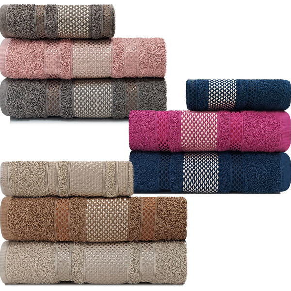 Jogo De Toalhas 3 Peças Banhão Gigante + Rosto 100 Algodão Ve