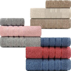 Jogo De Toalhas 3 Peças Banho + Rosto 100 Algodão Barra Avelu