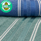 Jogo De Toalhas 3 Peças Banho + Rosto Algodão Liz Atlântica