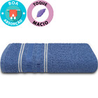 Jogo De Toalhas 3 Peças Banho + Rosto Algodão Liz Atlântica