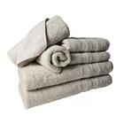 Jogo De Toalhas 4 Banhos 4 Rostos 4 Pisos Grande Grossa Bege+