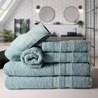 Jogo De Toalhas 4 Banhos 4 Rostos 4 Pisos Grande Grossa Branc