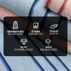 Jogo de Toalhas 4 Peças Banhão + Rosto Algodão Classic BF Cas