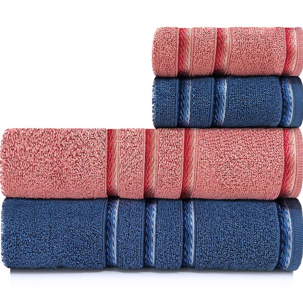 Jogo De Toalhas 4 Peças Banhão + Rosto Algodão Classic Emcomp