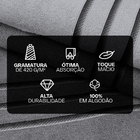 Jogo De Toalhas 4 Peças Banhão + Rosto Algodão Classic Emcomp