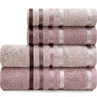 Jogo De Toalhas 4 Peças Banhão Gigante + Rosto 100 Algodão Fi