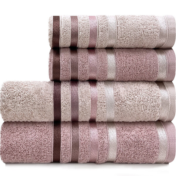 Jogo De Toalhas 4 Peças Banhão Gigante + Rosto 100 Algodão Fi