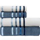 Jogo De Toalhas 4 Peças Banhão Gigante + Rosto 100 Algodão Fi