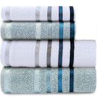 Jogo De Toalhas 4 Peças Banhão Gigante + Rosto Fio Penteado L