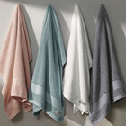 Jogo De Toalhas 4 Peças Banho 100 Algodão Empire Karsten