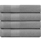 Jogo De Toalhas 4 Peças Banho 100 Algodão Empire Karsten