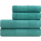 Jogo De Toalhas 4 Peças - Banho + Rosto 100 Algodão Empire Ka