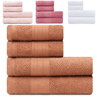 Jogo De Toalhas 4 Peças - Banho + Rosto 100 Algodão Empire Ka