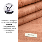 Jogo De Toalhas 4 Peças - Banho + Rosto 100 Algodão Empire Ka