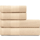 Jogo De Toalhas 4 Peças - Banho + Rosto 100 Algodão Empire Ka