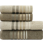 Jogo De Toalhas 4 Peças Banho + Rosto Algodão Dynamo Camesa E