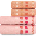 Jogo De Toalhas 4 Peças - Banho E Rosto Algodão Felpuda Caler