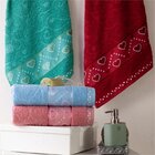 Jogo De Toalhas 4 Peças Feirão De Toalhas 360g/m² - Corações