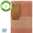 Jogo De Toalhas 4 Peças Siena Banhão E Rosto 100 Algodão Marc