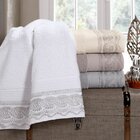 Jogo De Toalhas 5 Peças Melody Com Renda Bouton - Freire Palha