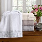 Jogo De Toalhas 5 Peças Melody Com Renda Bouton - Paula Palha