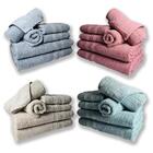 Jogo De Toalhas 8 Banhos 8 Rostos 8 Pisos Grande Grossa Az+re