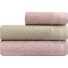 Jogo De Toalhas Banhão + Rosto 3 Peças Premium 100 Algodão Un