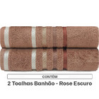 Jogo De Toalhas Banhão Gigante 2 Peças Fios Penteados Lumina