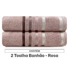 Jogo De Toalhas Banhão Gigante 2 Peças Fios Penteados Lumina