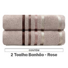 Jogo De Toalhas Banhão Gigante 2 Peças Fios Penteados Lumina