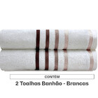 Jogo De Toalhas Banhão Gigante 2 Peças Fios Penteados Lumina