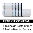 Jogo De Toalhas Banhão Gigante + Rosto Karsten Lumina 2 Peças