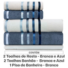 Jogo De Toalhas Banhão Gigante Karsten Lumina 5 Peças 100 Alg