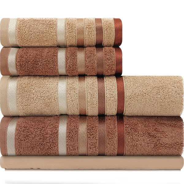 Jogo De Toalhas Banhão Gigante Karsten Lumina 5 Peças 100 Alg