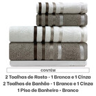 Jogo De Toalhas Banhão Gigante Karsten Lumina 5 Peças 100 Alg