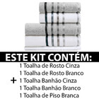 Jogo De Toalhas Banhão Gigante Karsten Lumina 5 Peças - Fio P
