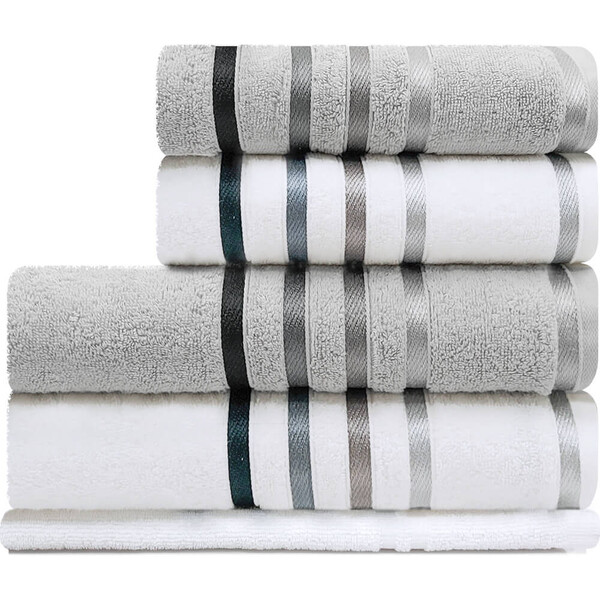 Jogo De Toalhas Banhão Gigante Karsten Lumina 5 Peças - Fio P