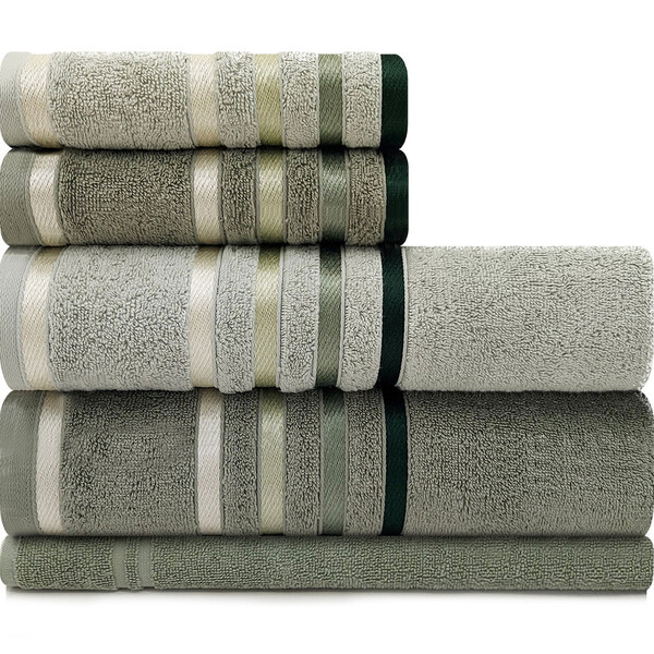 Jogo De Toalhas Banhão Gigante Karsten Lumina 5 Peças - Fio P