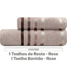 Jogo De Toalhas Banhão Gigante Rosto Karsten Lumina 2 Peças F