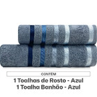 Jogo De Toalhas Banhão Gigante Rosto Karsten Lumina 2 Peças F