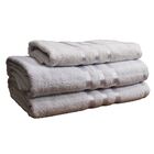 Jogo De Toalhas Banho E Rosto 2 Peças Branca 100% Algodão Flo