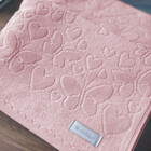 Jogo De Toalhas Banho E Rosto Romance 100 Algodão Aveludada D