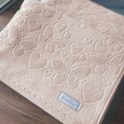 Jogo De Toalhas Banho E Rosto Romance 100 Algodão Aveludada D