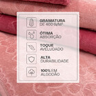 Jogo De Toalhas Banho E Rosto Romance 100 Algodão Aveludada D