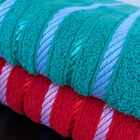 Jogo De Toalhas Charme Plus - 5 Pçs - Mafratex - Vermelho / V