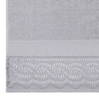 Jogo De Toalhas Com Renda 2 Peças Em Algodão 500g/m² Buettner